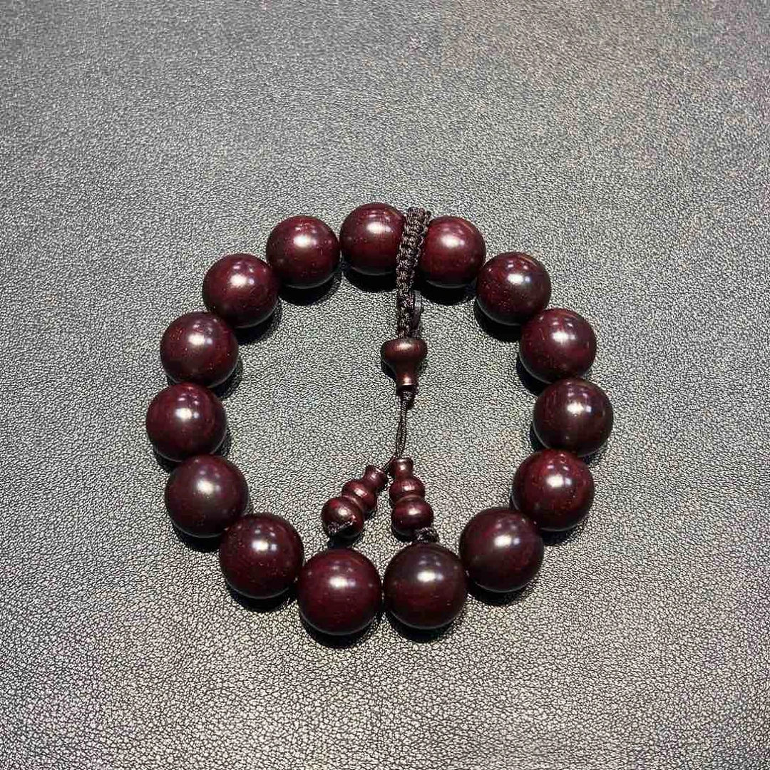 檀香紫檀（小叶紫檀）手串/手链自***客1.5高满