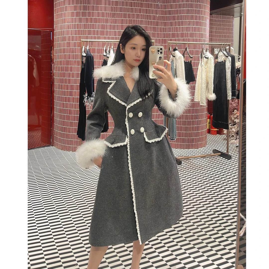 cocoy轻奢女装  2024秋冬新款保暖外套大衣女