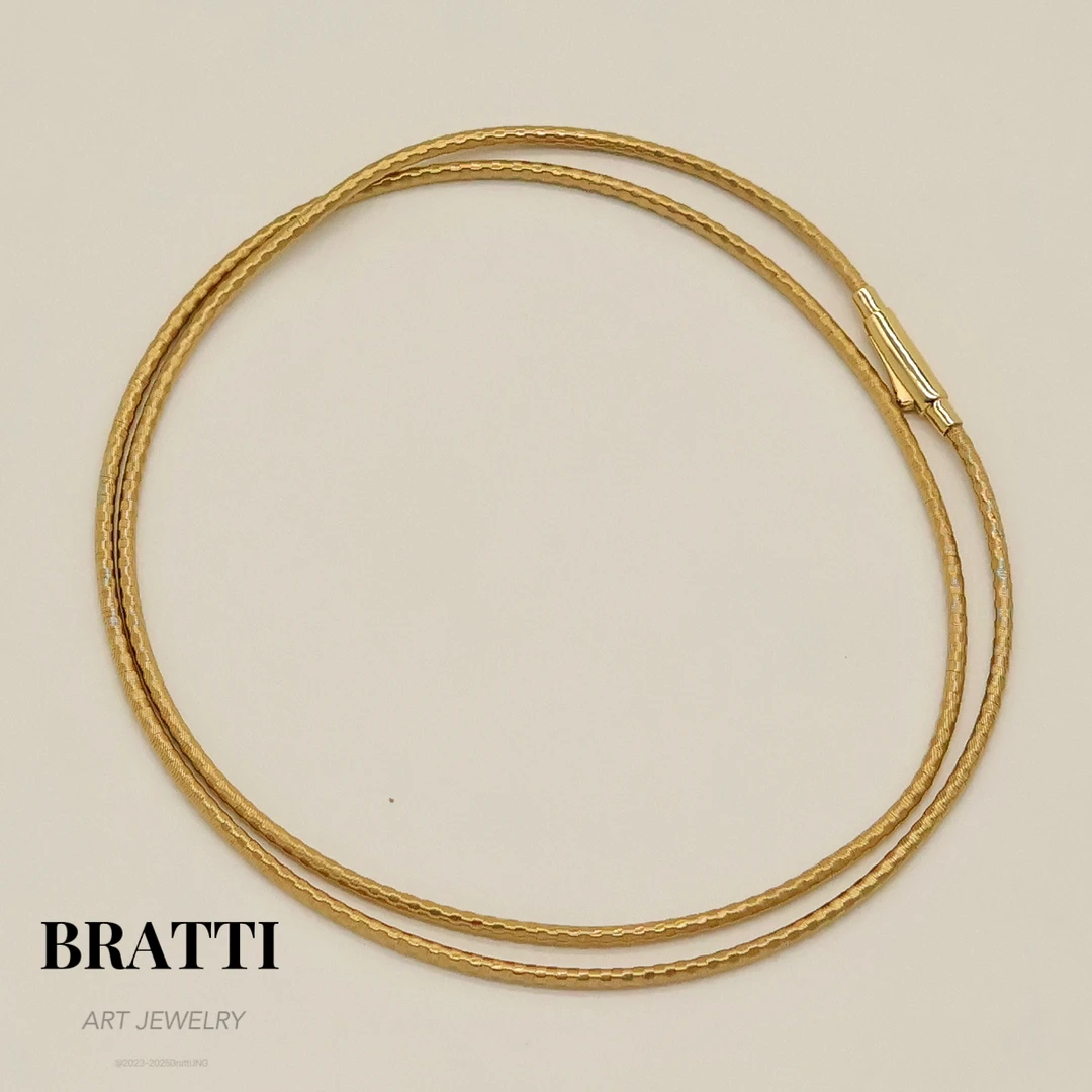 Bratti珠宝18K金德国软项圈（45-50cm)-KX0807