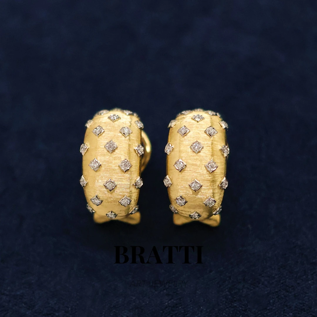 Bratti珠宝18K金钻石耳饰-KE241101