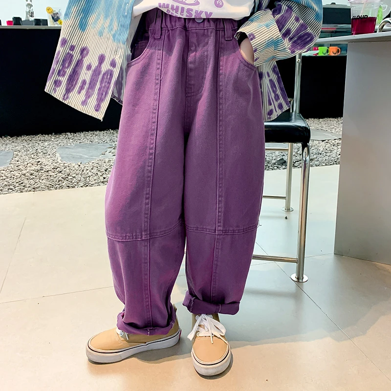 现现女童裤子春秋款2025新款洋气儿童秋装 7359
