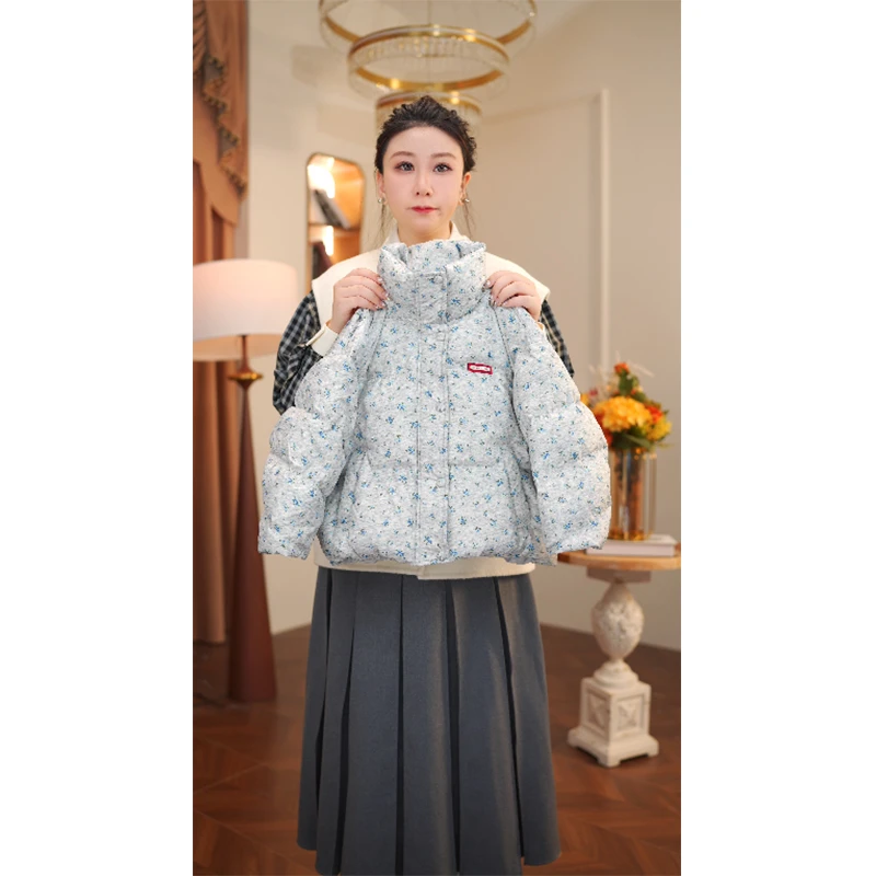 女童棉服冬装2025新款洋气儿童冬季洋气棉衣女孩加厚外套棉袄9107