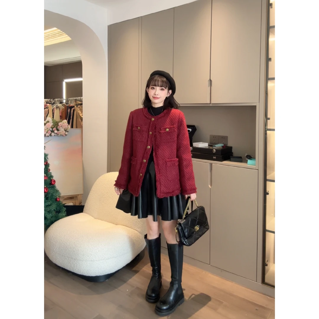 maodan/猫单【洛斯香香】娜娜的孕期穿搭/孕妇装秋冬小香风羽绒服