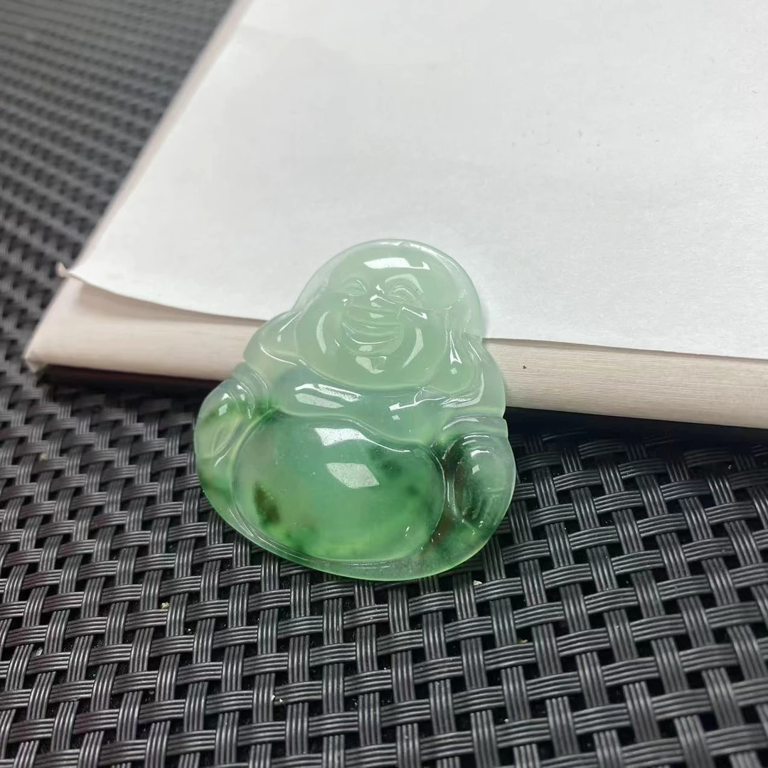 E336飘绿佛公时尚吊坠