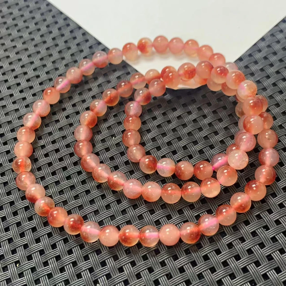 【九矿】F342一抹红多圈6M时尚百搭手链