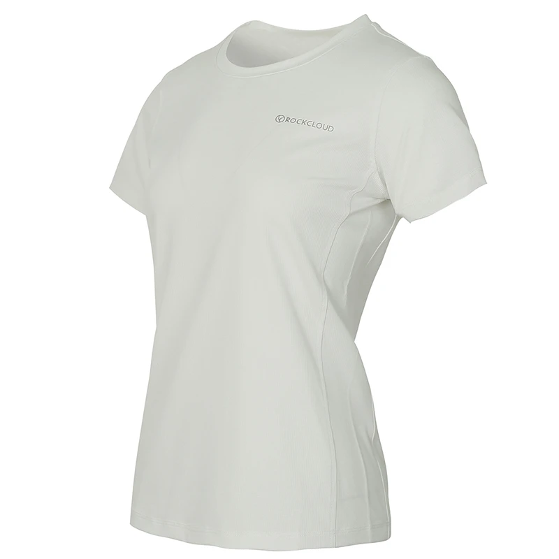 RockCloud/岩云珍珠纱女式休闲运动T恤女款速干短袖薄款透气