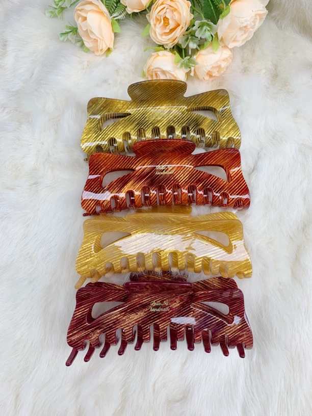 13.5cm气质醋酸抓夹发夹女新款高级感后鲨鱼夹发卡韩版百搭简约