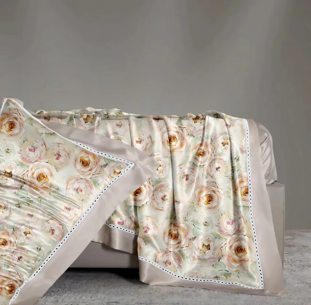 【新款】轻奢重数码印花四件套-四季款--娇艳