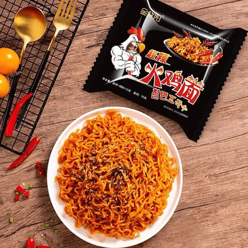 金紫阳火鸡面懒人速食方便面火锅面韩式味超辣双倍辣
