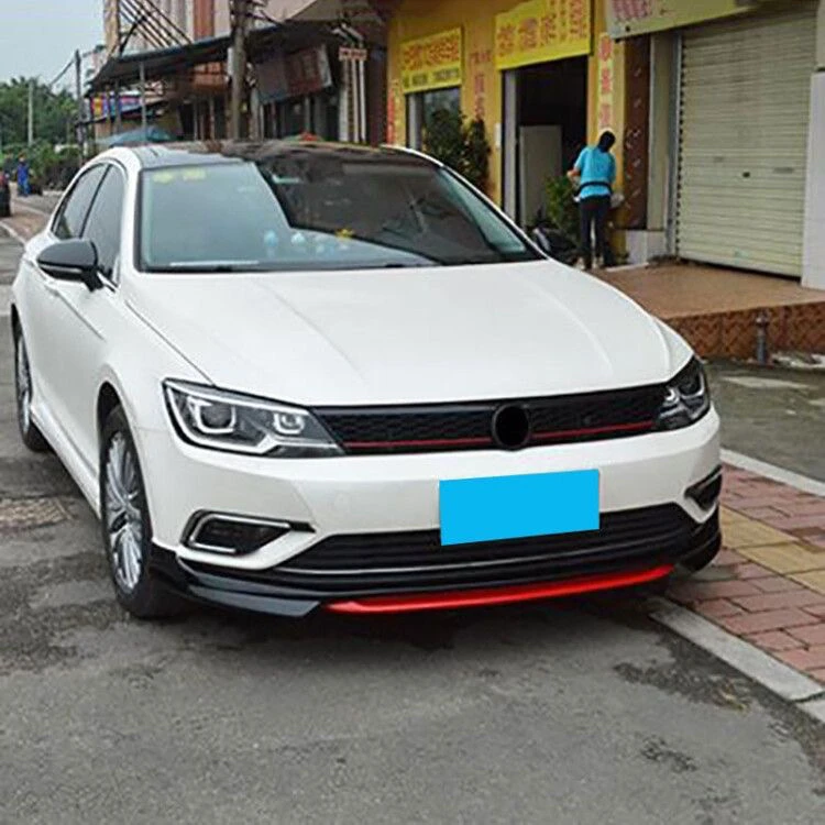 适用于大众凌渡前唇前铲小包围凌度改装专用前杠防撞擦扰流板