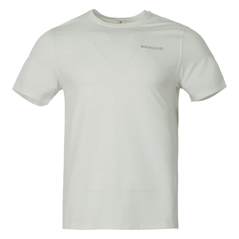 RockCloud/岩云春夏-运动休闲短袖珍珠纱抗菌男款速干T恤半袖4060
