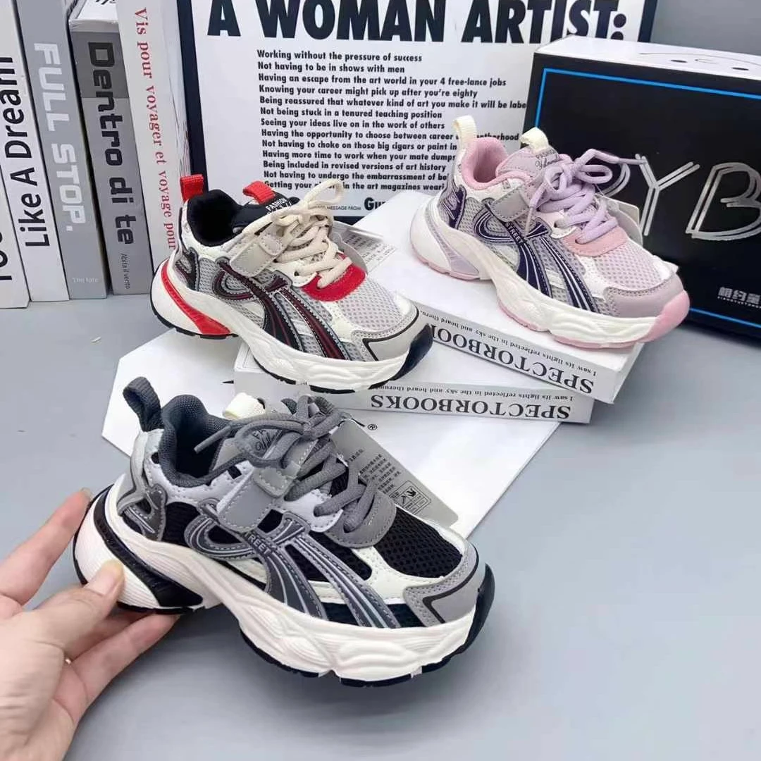 301-400 小不点儿童运动鞋 时尚潮鞋中大童百搭女童透气 偶有瑕疵