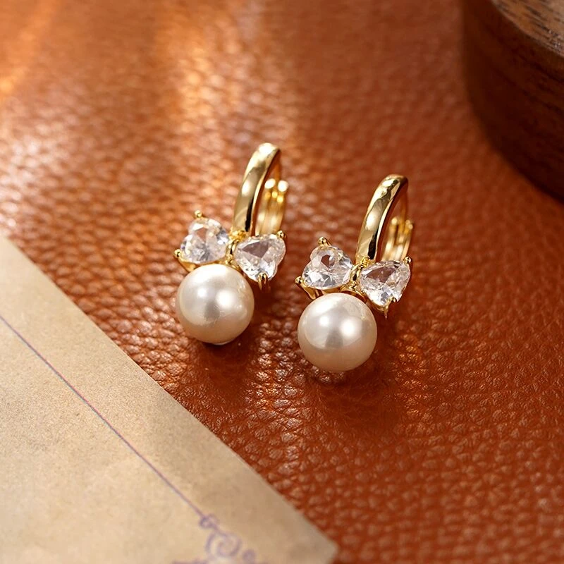 铜合金合成锆石耳饰 5832  直播间 福利  5832  直播间 福利 耳扣