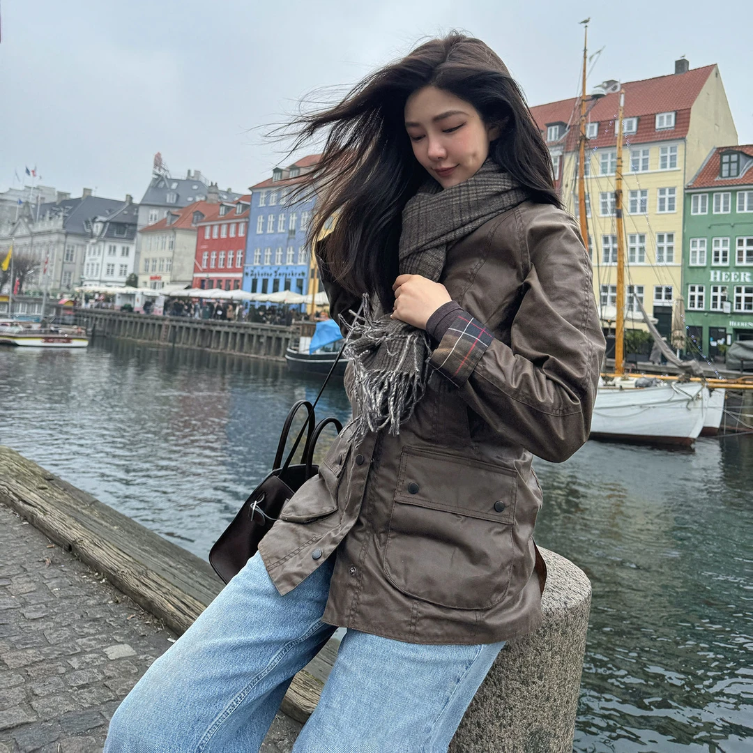 ROMI STUDIO“威尔士格纹” 100羊毛百搭保暖格纹流苏围巾 23AWS055