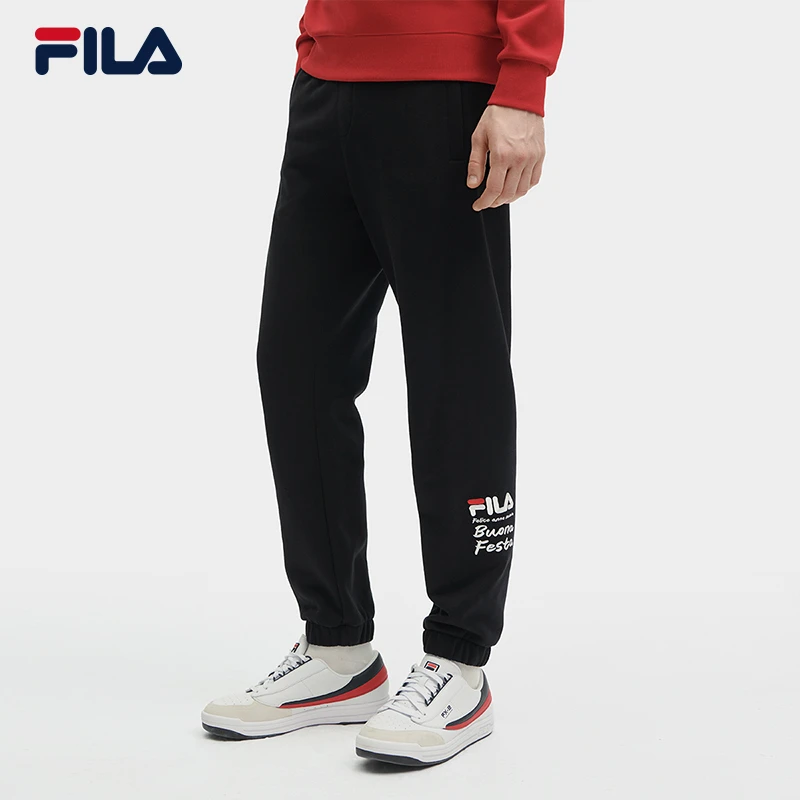 Fila/斐乐男装【龙年舒适运动裤】春季款潮流透气束脚裤F11M419601F