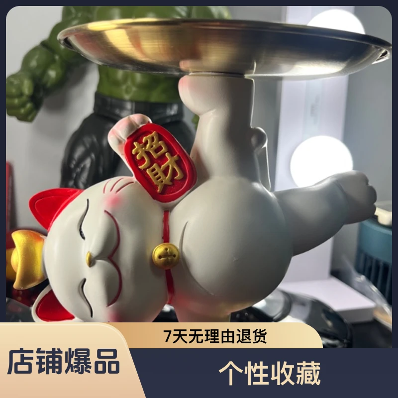 【招财猫】摆件模型BBOY招财猫树脂工艺品