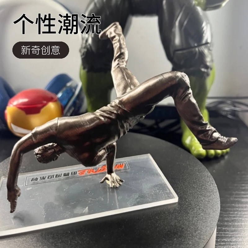 街舞动作模型摆件Bboy人物定格偶人兵人