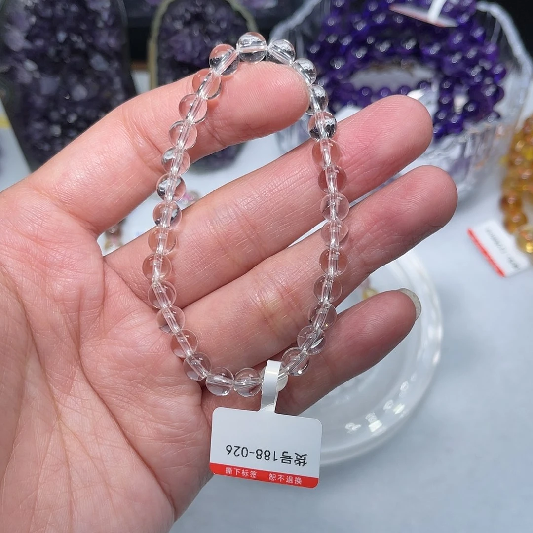 水晶手链未镶嵌白水晶