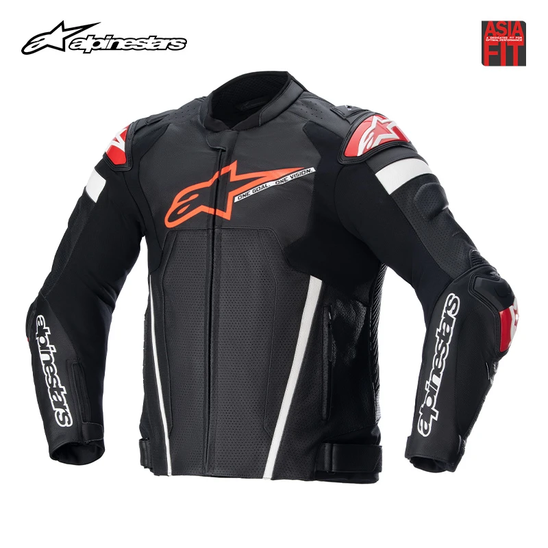 a星alpinestarsGP摩托车服牛皮皮衣防护a星皮衣gp ignition皮衣