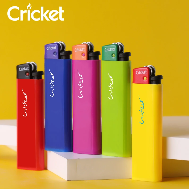 cricket/草蜢一次性普通打火机砂轮式滑轮齿轮定制订做印字广告