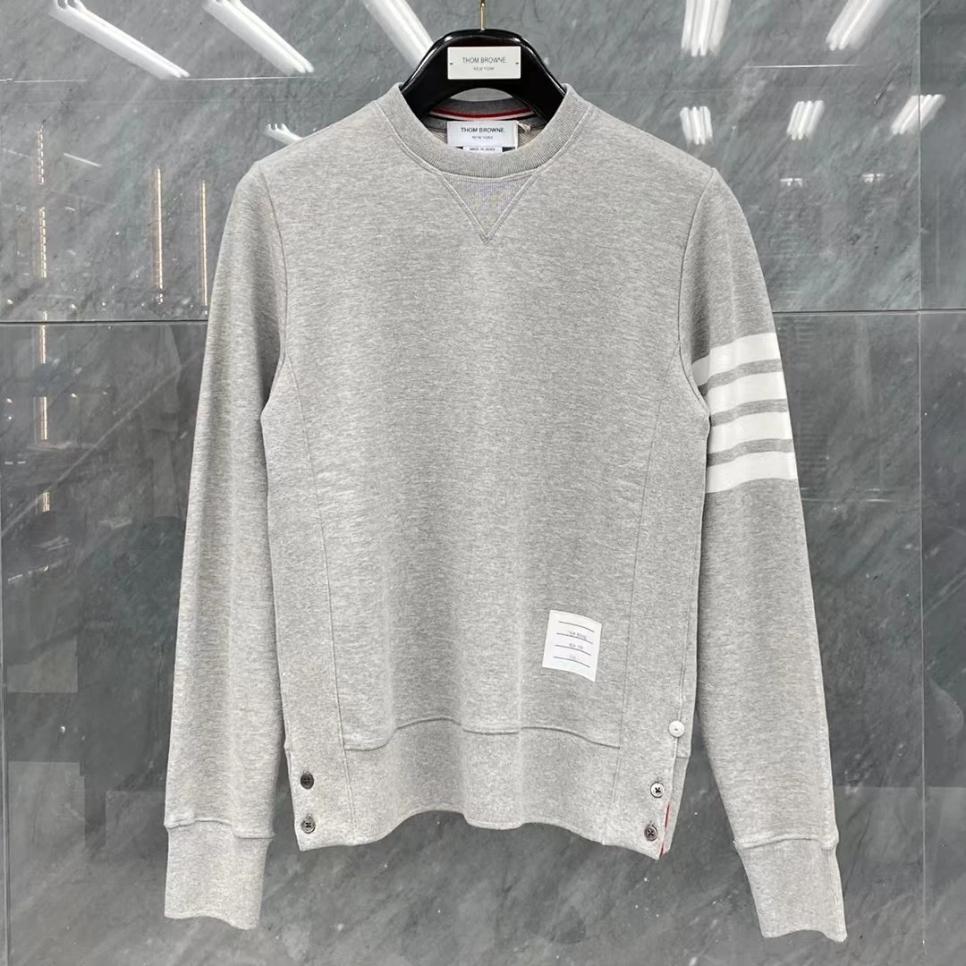 Thom Browne 经典灰色套头卫衣