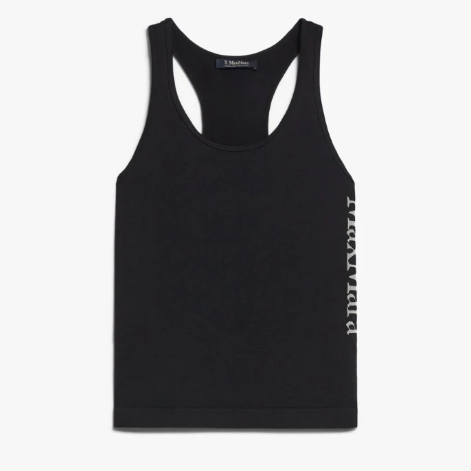 MaxMara 经典黑色运动背心