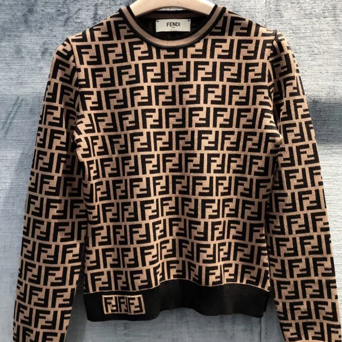 FENDI 24新款经典老花FF针织长袖