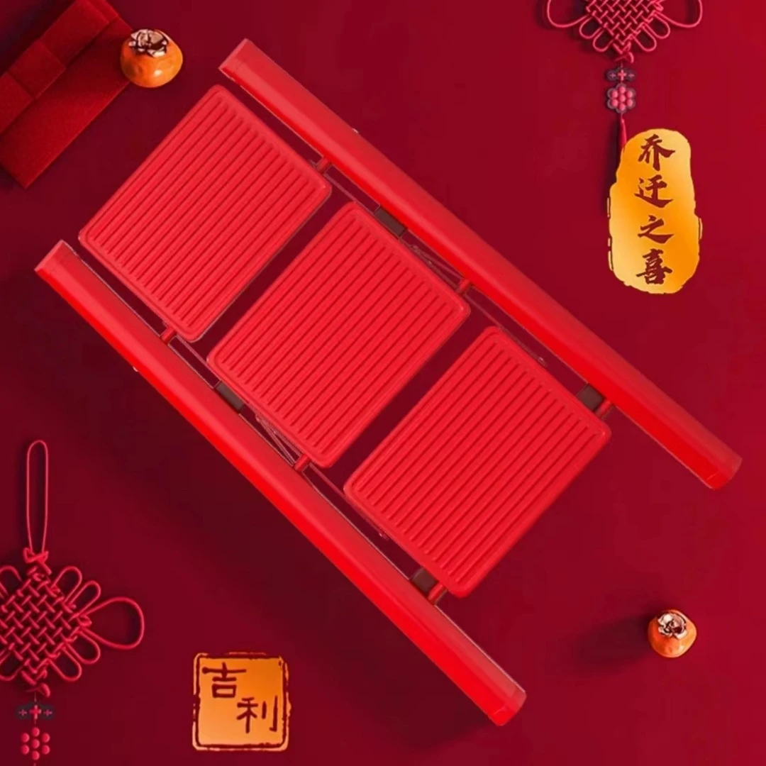 梯子家用多功能折叠梯人字梯登高置物两用楼梯室内加厚防滑四步梯