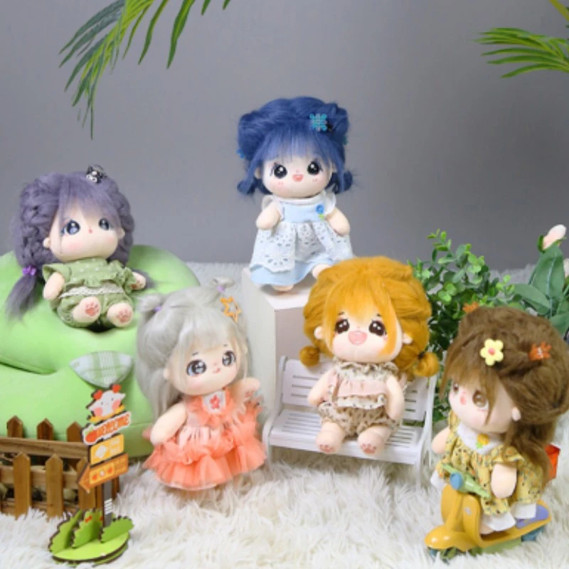 豪伟达棉花娃娃换装过家家儿童玩偶女生人形公仔玩具生日礼物摆件