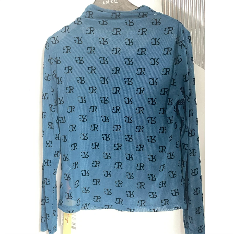 柚盐【秋款特惠】时尚印花打底衫百搭女士23379081