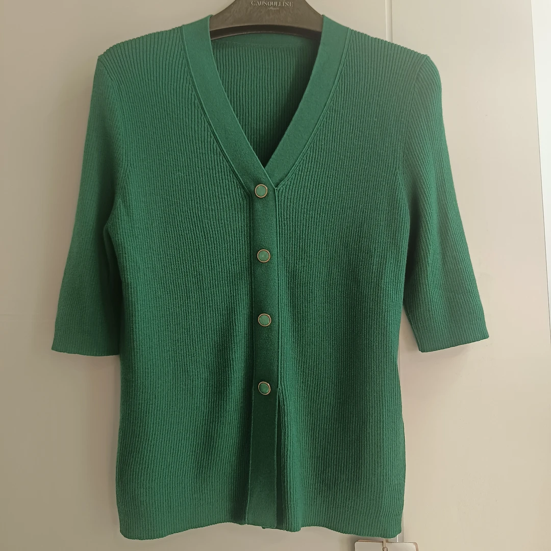 高斯雪岚【长袖针织衫秋款特惠】修身显瘦纯色上衣时尚针织23312213