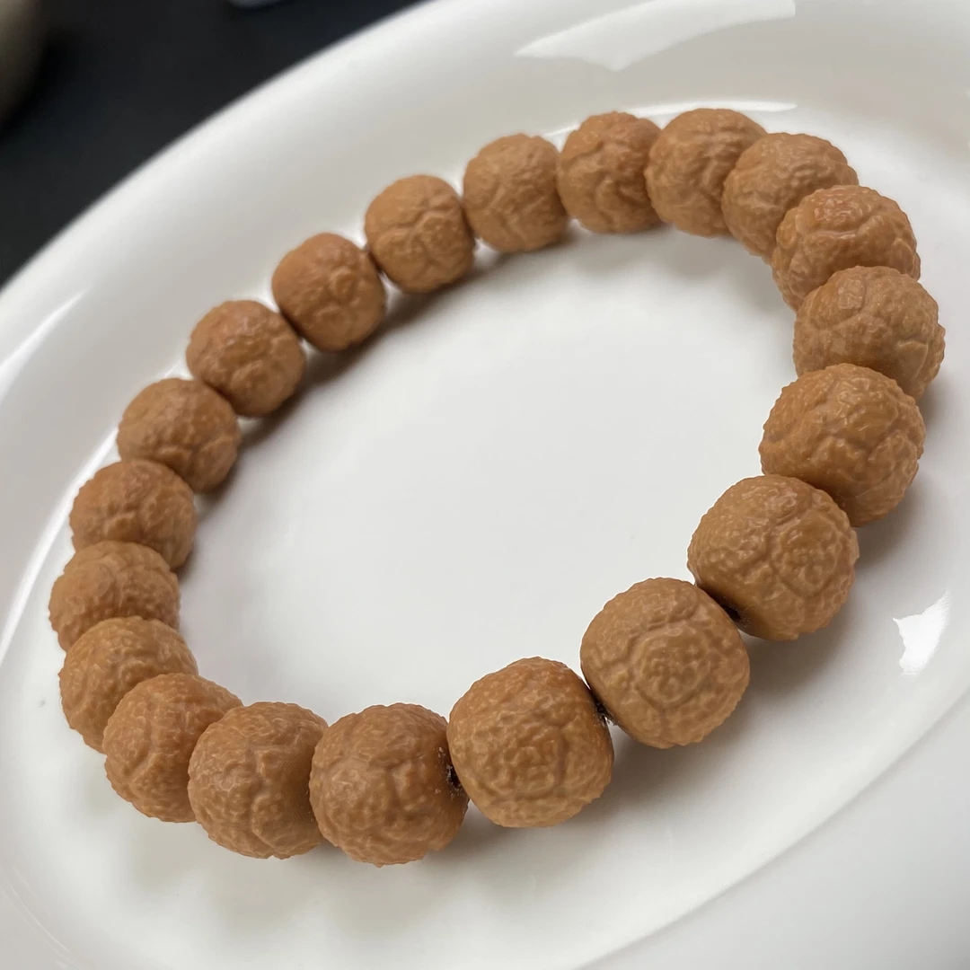 《丹姐甄选猴头》饕餮-猴头手串 无暇 原皮原色