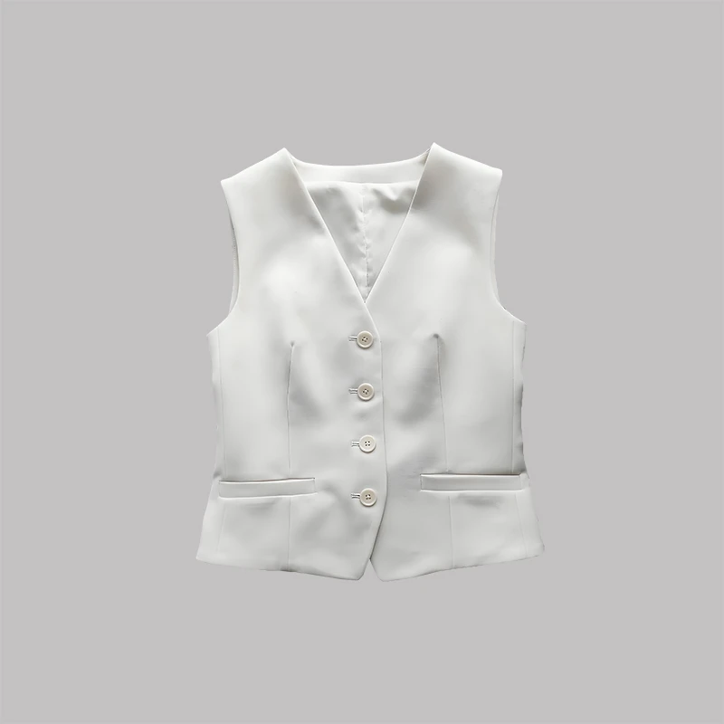 【TT】TH**RY 2025秋冬新款三醋酸通勤气质马甲