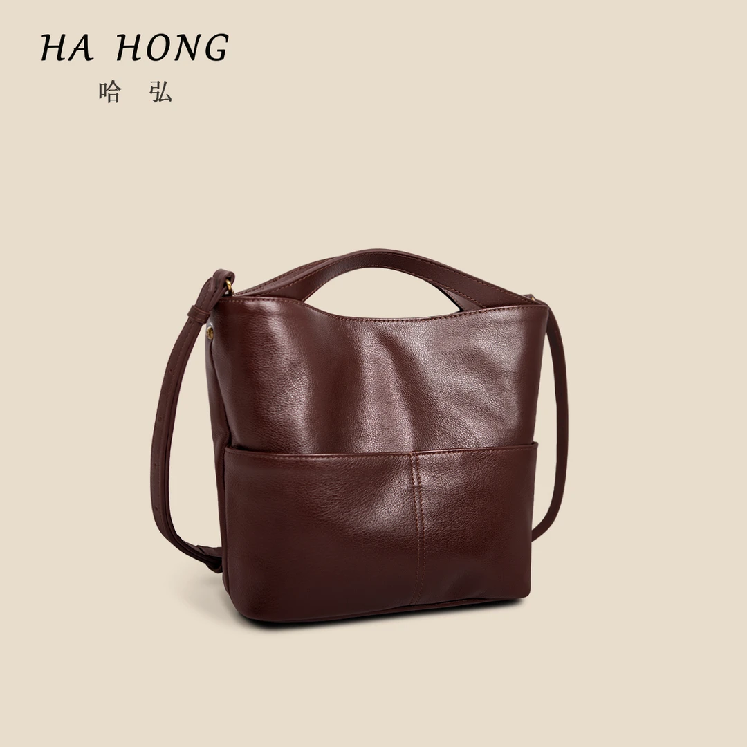 斯黛拉秋冬新款复古高级感百搭通勤轻奢简约托特小包斜挎手提雅丹