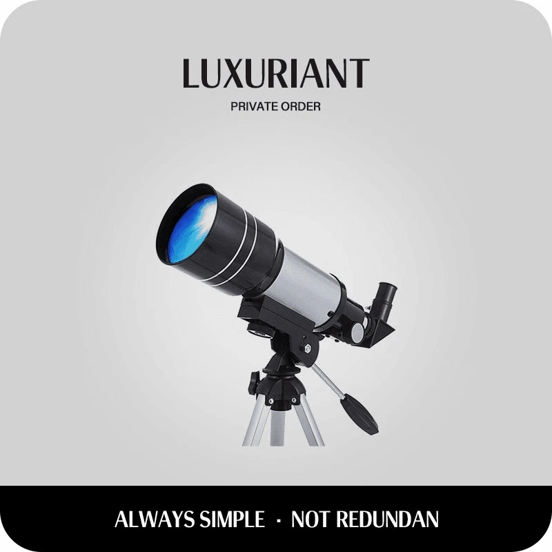 新款户外高清天文望远镜 铝合金三脚架单筒入门观星 XD040-D