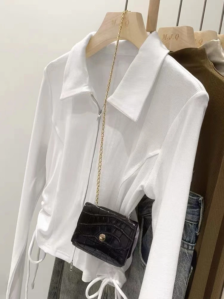 （1-100）C新款上衣气质显瘦设计 百搭带有高级感