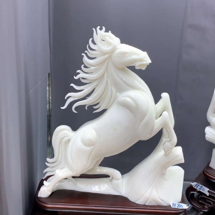 【闪购商品】蛇纹石玉摆件未镶嵌正*