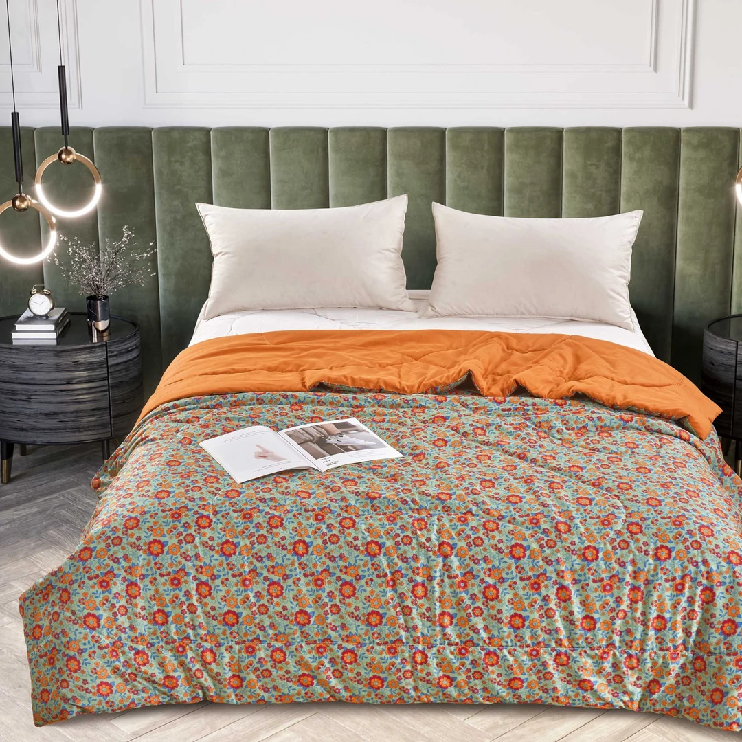 有氧磨砂水洗棉被 空调被夏凉被 休闲多用舒适透气