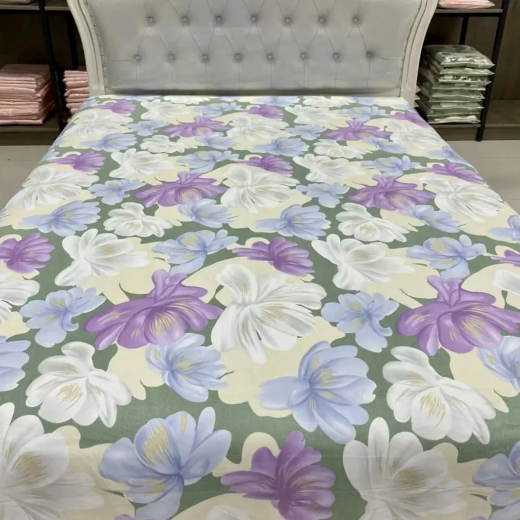 【繁花似锦】生姜暖绒床单亲肤柔软透气SP