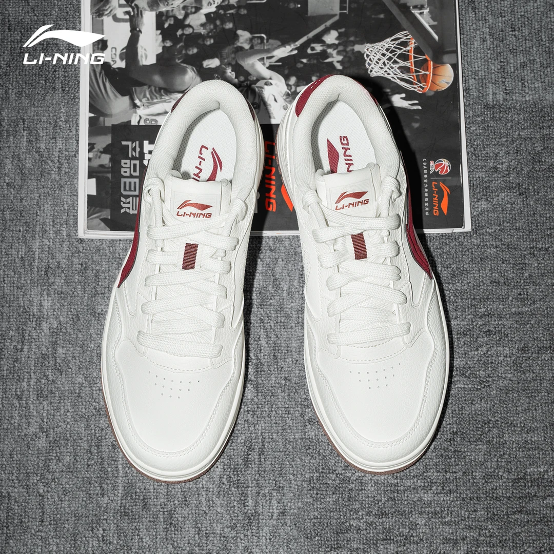 李宁天迹板鞋男鞋2025春季新款男子学生舒适经典青少年