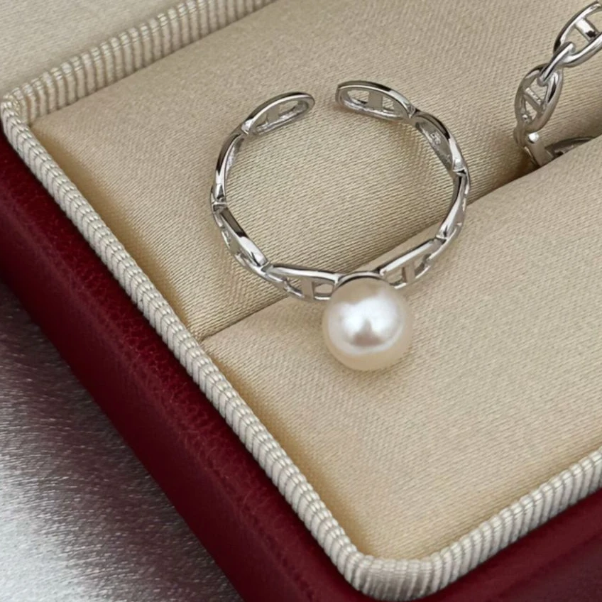 【一一专属】【新粉专享】猪鼻子淡水珍珠戒指RY8009