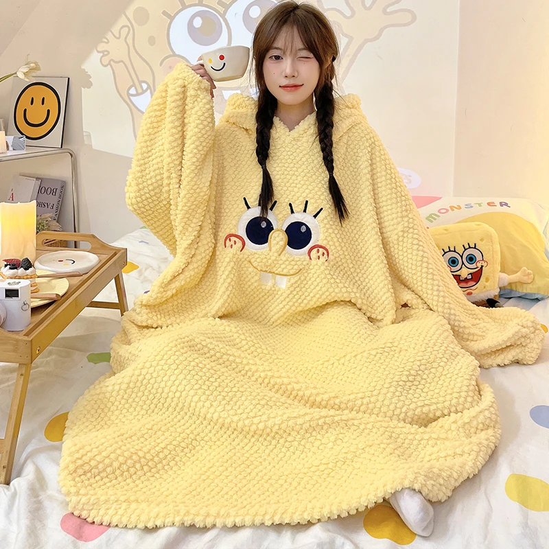 加肥加大胖mm大码睡裙300斤法兰绒孕妇秋冬季珊瑚绒长裙睡衣女