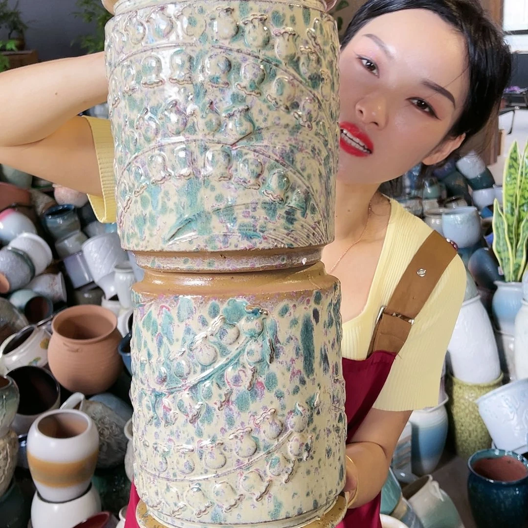 红陶20CM（含）-50CM（不含）高度21口径18