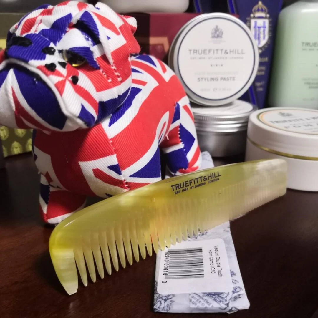 英国Truefitt & Hill皇室推荐头发护理油头造型 进口天然牛角梳子
