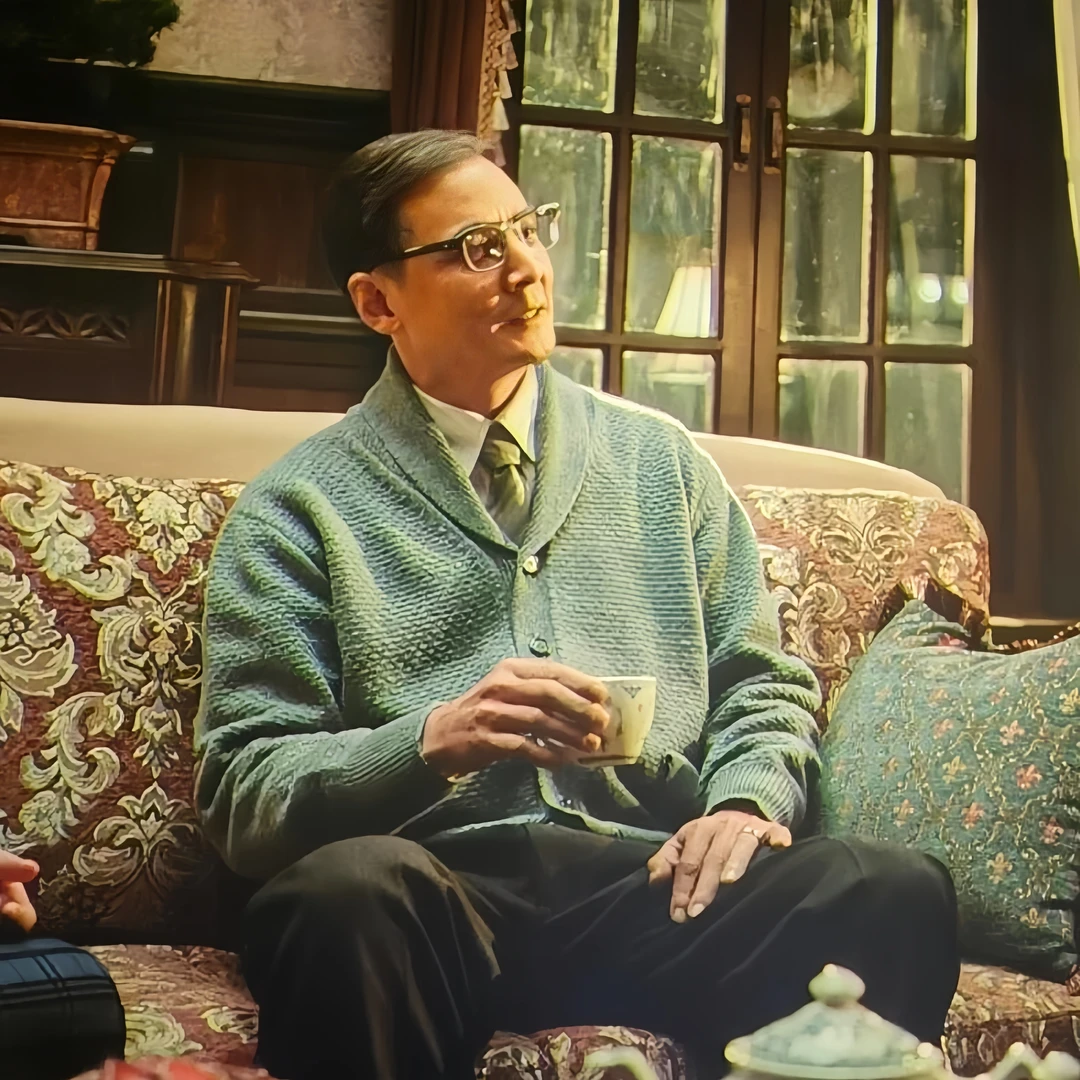 Hawkdk秋冬新款英伦轻奢电影吴彦祖同款加厚复古开衫男保暖针织衫