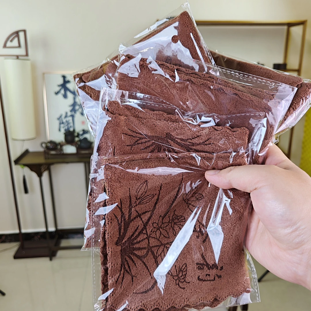 茶巾5条-超值包邮-吸水性强-茶巾-不易掉毛不起球-大小30cm*30cm