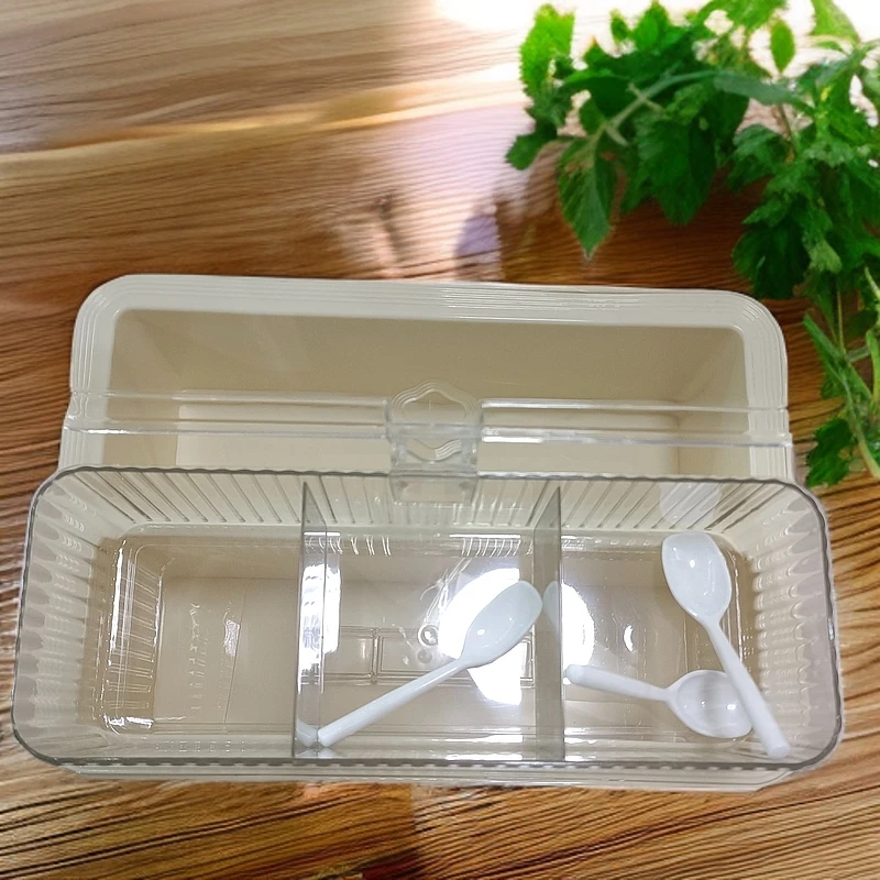 高品质简约欧式双层6格调料盒
