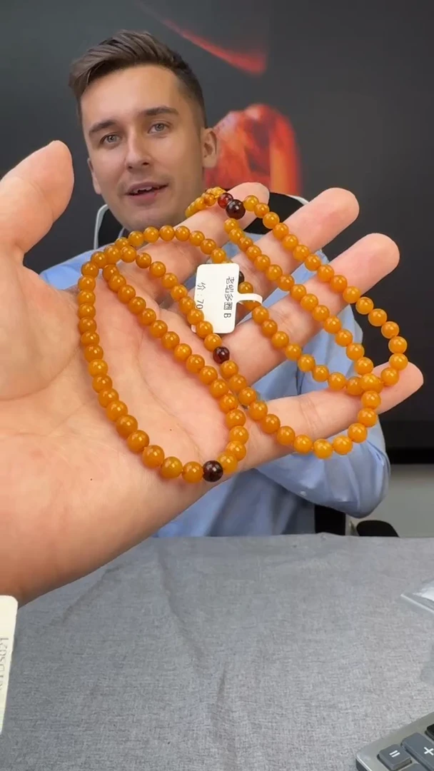 【闪购商品】琥珀颈饰未镶嵌259