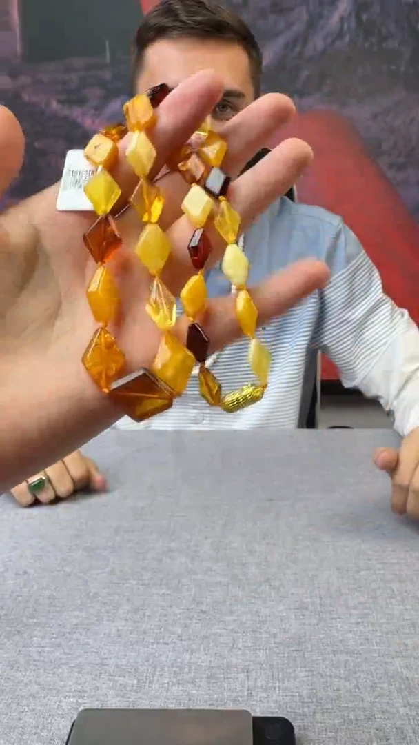 【闪购商品】琥珀颈饰未镶嵌262