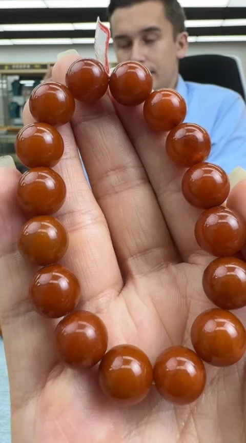 【闪购商品】琥珀手串未镶嵌277秒拍号